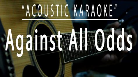 karaoke against all odds|Against All Odds (Karaoke) .